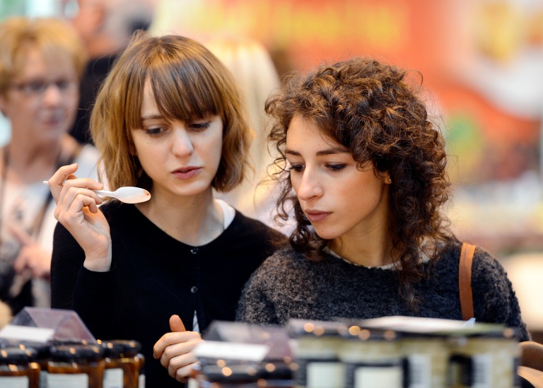 Visitors trying the food on offer at last year's BBC Good Food Shows