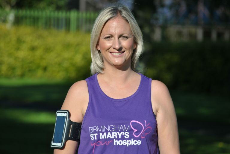 Lucy Watkins, events manager at Birmingham St Mary's Hospice