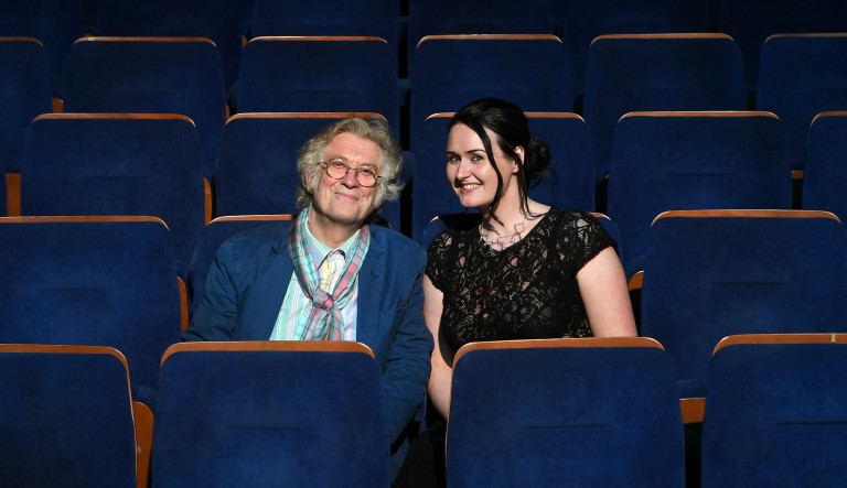 Noddy Holder MBE and Lisa Mart, General Manager of the New Alexandra Theatre